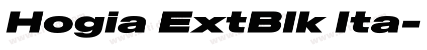 Hogia ExtBlk Ita字体转换
